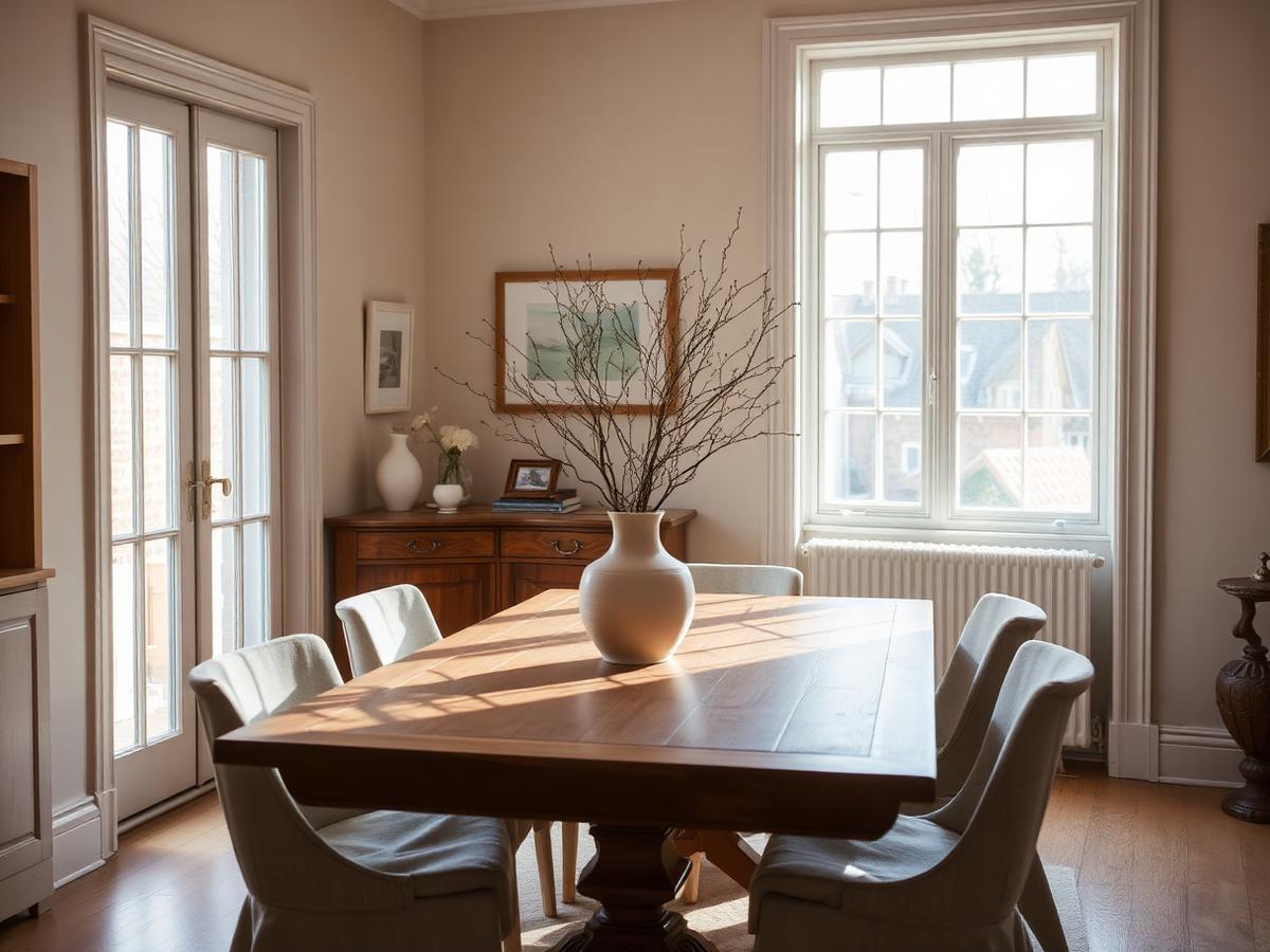 Warm dining room in Fairlawn